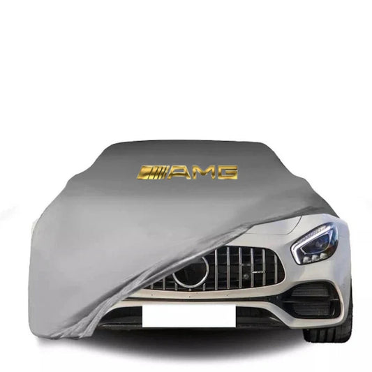 Gold Custom Indoor Car Cover Compatible with Mercedes Sedans Wind Proof