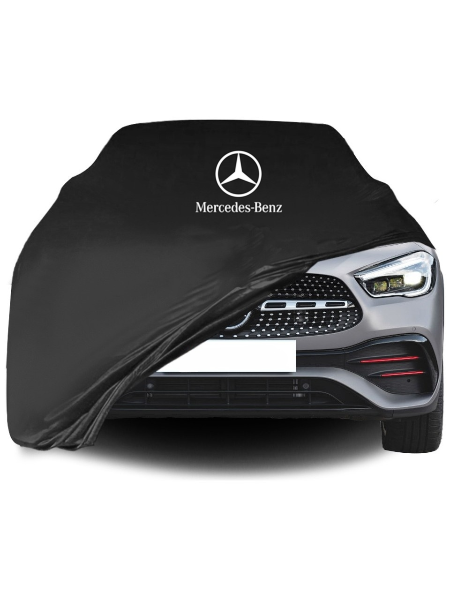 Black Car Cover For Mercedes GLC SUV Class Dust Proof Windproof Combing Indoor