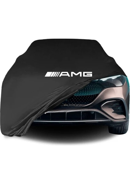 Black Car Cover For Mercedes-Benz AMG GLS SUV Class Dust Proof Windproof Combing