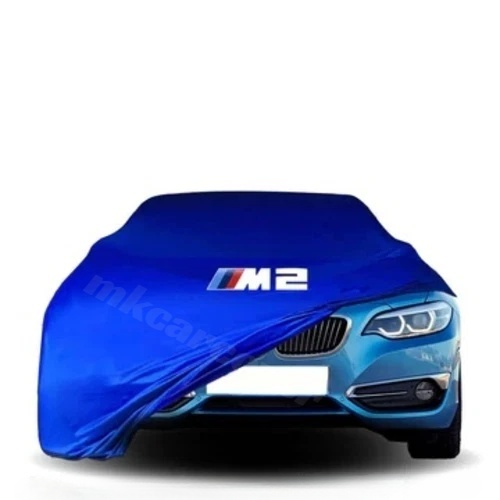 For Bmw M2 Car Cover Class Dust Proof Windproof  Combing  Indoor M2 Cover Blue