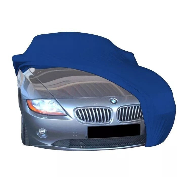 For Bmw Blue Car Cover  Soft Dust Proof Windproof  Combing Car Cover Breathable