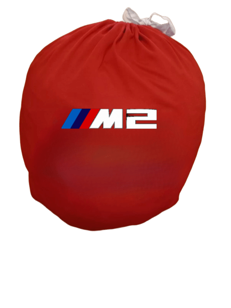 Red Car Cover For Bmw M2 Performance Class Dust Proof Windproof Combing Car