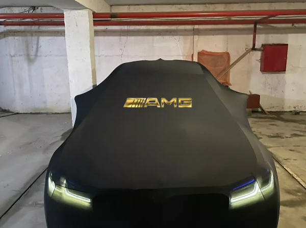 Gold Car Cover For Mercedes AMG Class Dust Proof Windproof  Combing Indoor Cover