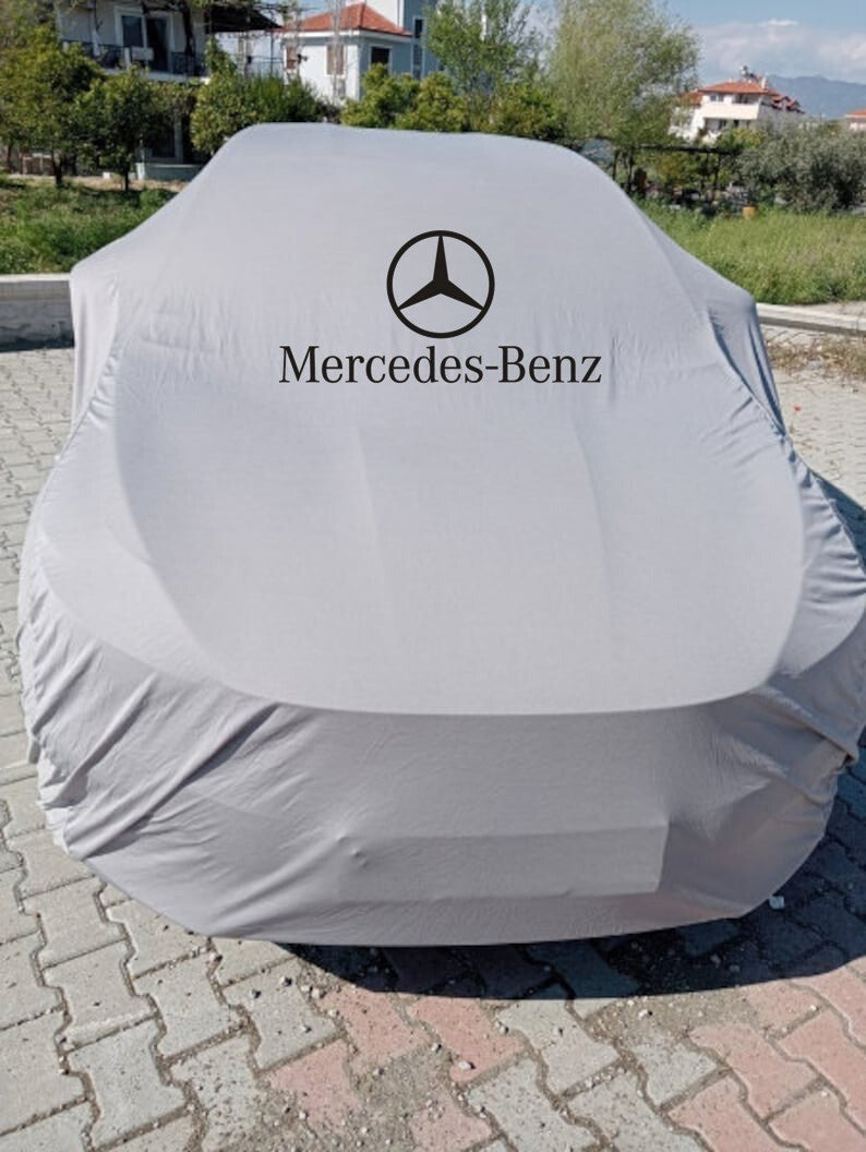 Car Cover Gray For Mercedes Class Dust Proof Windproof  Combing  Cover Indoor