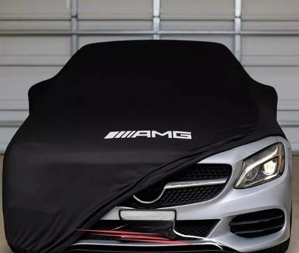 For Mercedes AMG Car Cover+ Car Steering Wheel Sunshield Cover Class Dust Proof