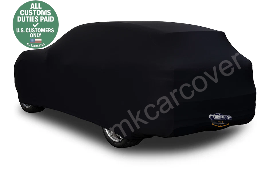 Black Car Cover For Mercedes-Benz G Class SUV Dust Proof Windproof Combing Cover
