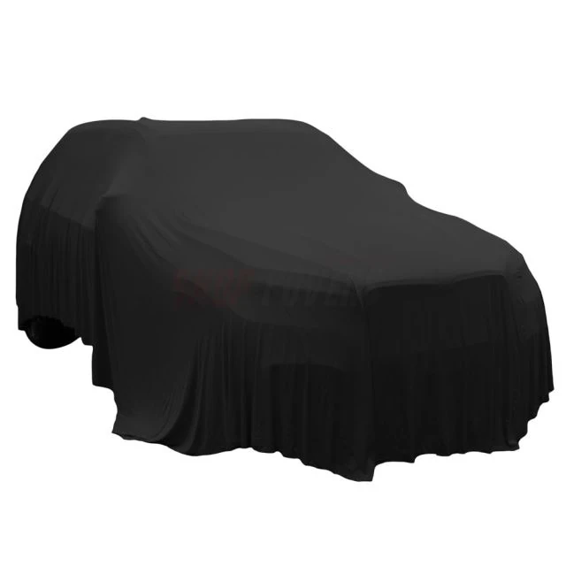 Premium Black showroom car cover suitable for interior use custom logo available
