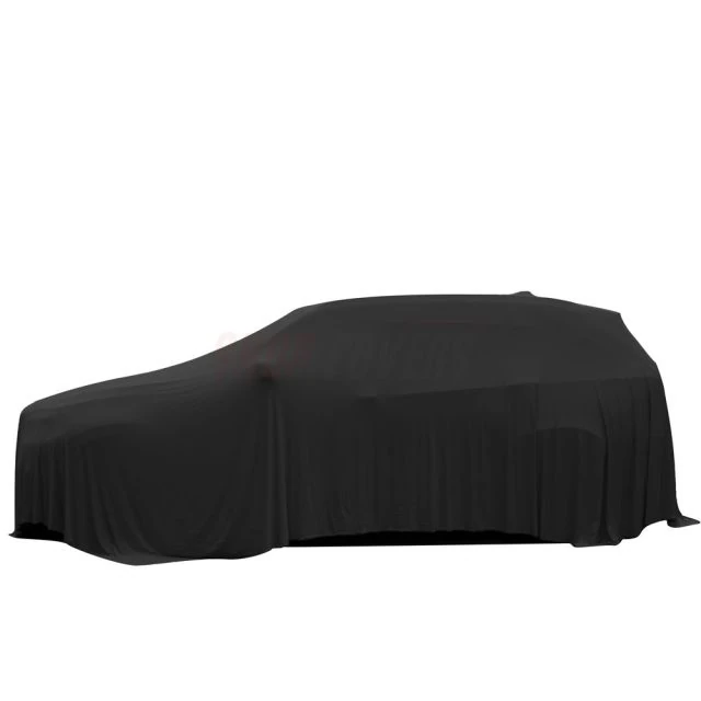 Premium Black showroom car cover suitable for interior use custom logo available