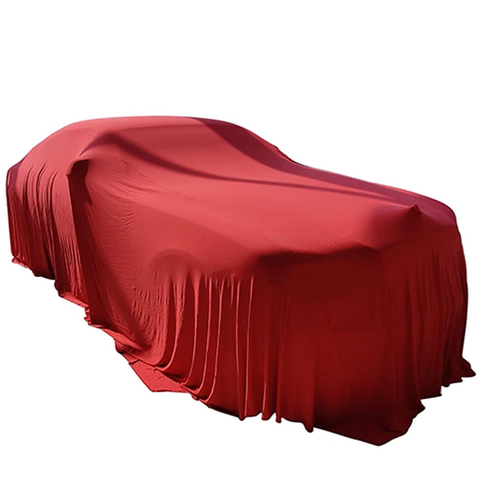 Indoor Red Premium Showroom Reveal Car Cover Reveals Various Sizes & Colors
