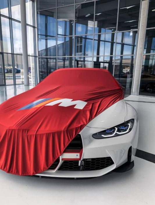 For BMW  M Car Cover Class Dust Proof Windproof  Combing Car Cover Red Tailor