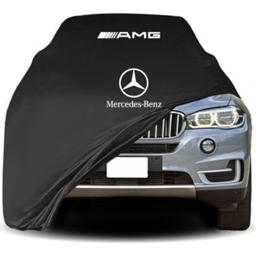 Black Car Cover For Mercedes-Benz GLS AMG SUV Dust Proof Windproof Combing Cover