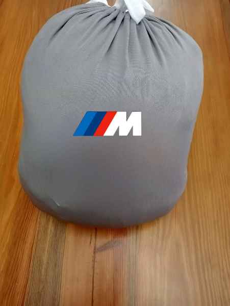 Gray Car Cover For Bmw M4 Class Dust Proof Windproof  Combing Car Cover Indoor