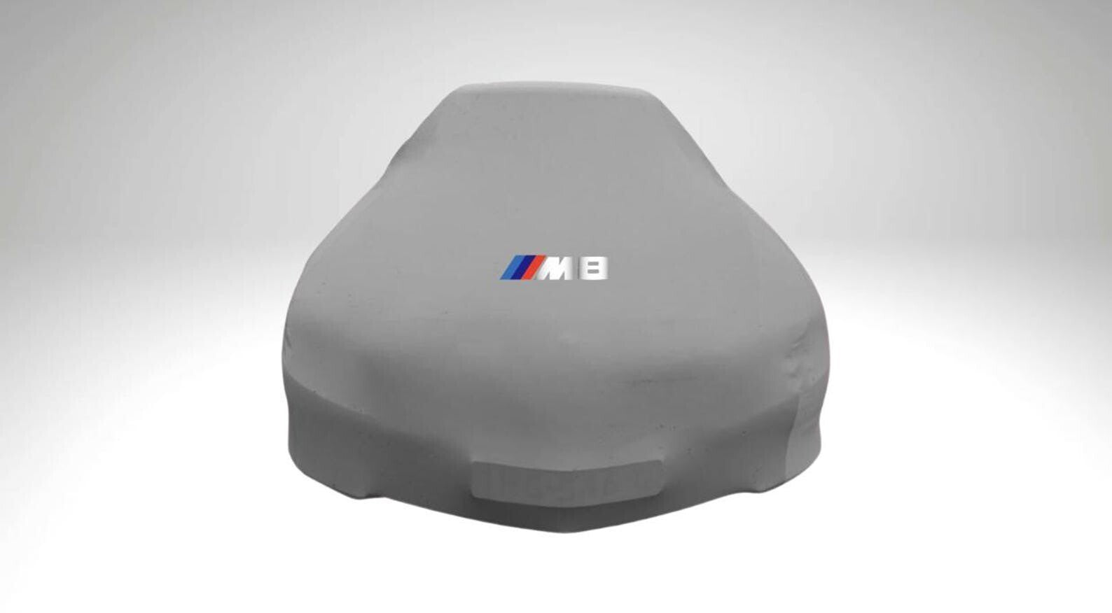 For Bmw M8 Car Cover Class Dust Proof Windproof  Combing Car Cover Gray Indoor