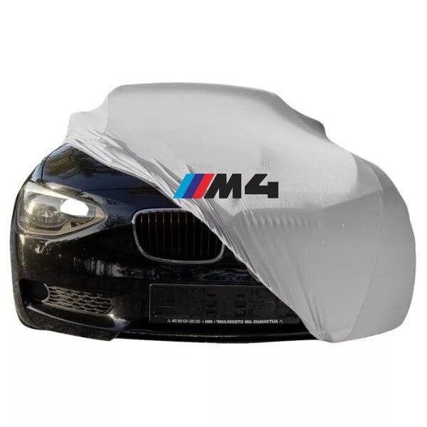 For Bmw M4 Car Cover Class Dust Proof Windproof  Combing  Cover Gray Indoor Car