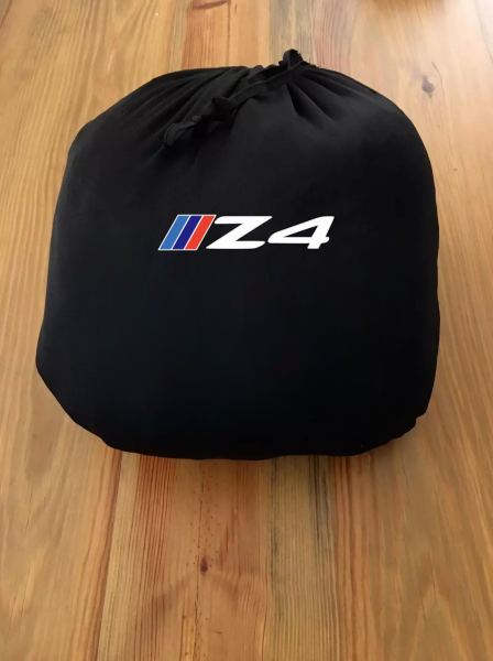 Black Car Cover For BMW Z4 Class Dust Proof Windproof  Combing Soft Indoor Car