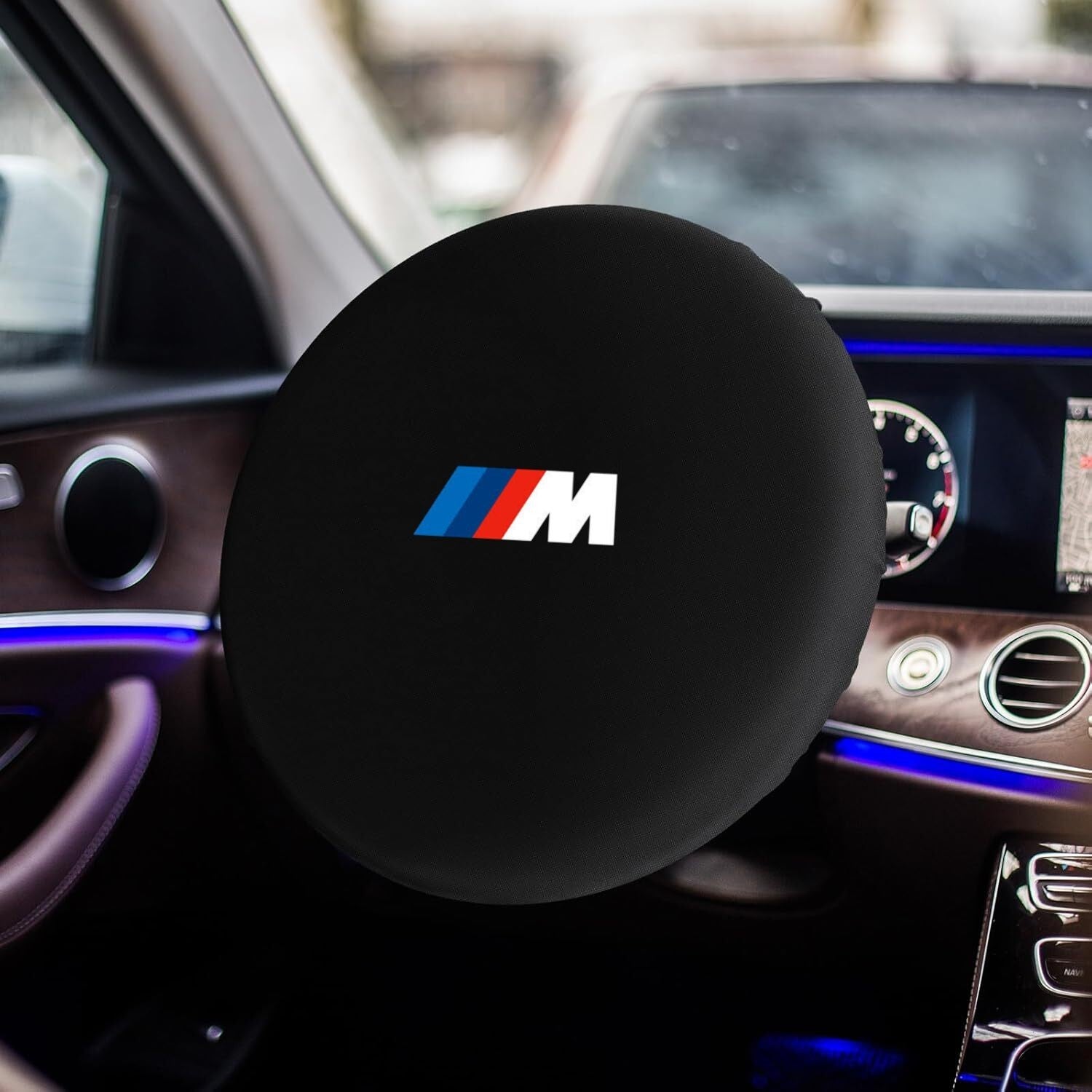 For Bmw M Car Steering Wheel Sunshield Cover, Steering Wheel Cover Sunshade with