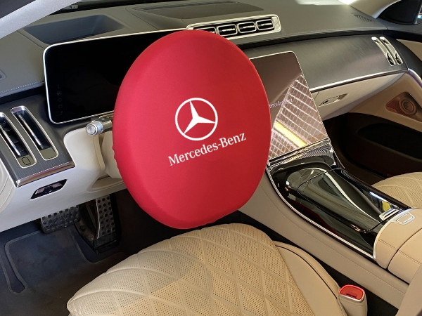 For Mercedes-Benz Car RedSteering Wheel Sun Visor Cover Steering Wheel Sun Visor