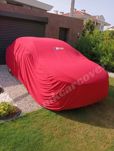 Red Car Cover For Bmw İx, İxM,İx40, İx50 Class Dust Proof Windproof Combing...