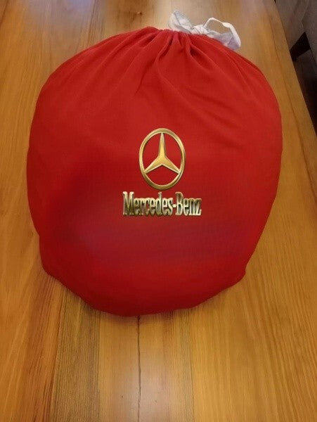 Red Car Cover For Mercedes-Benz Class Dust Proof Windproof Combing Car Cover