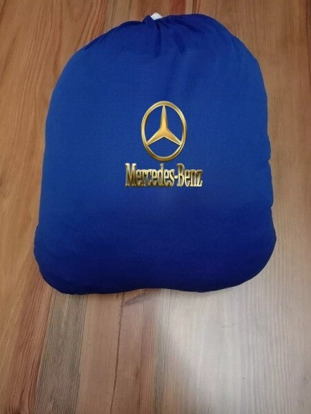 Blue Car Cover For Mercedes-Benz Class Dust Proof Windproof  Combing Indoor Car