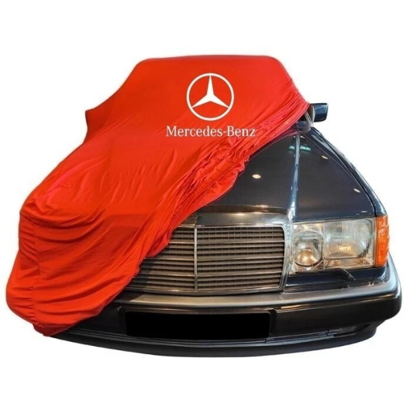 For Mercedes Car Cover Class Dust Proof Windproof  Combing Car Cover Red Indoor