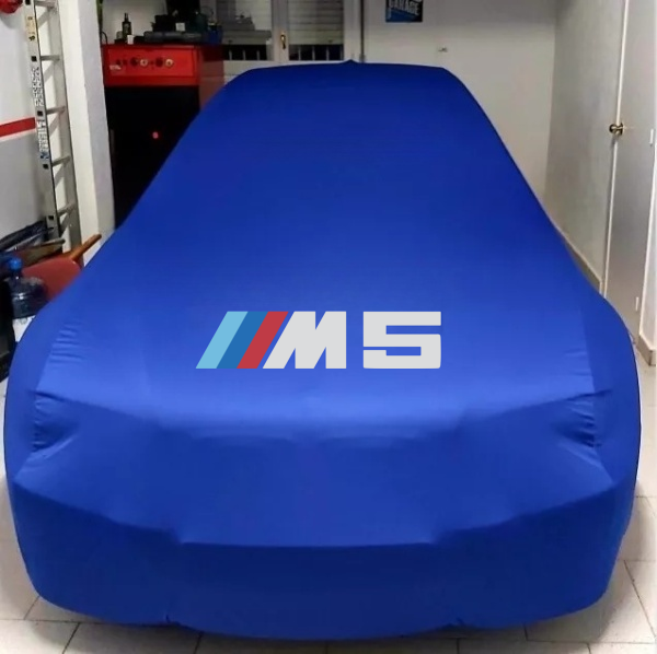 For Bmw M5 Car Cover Class Dust Proof Windproof  Combing  Indoor Cover Blue