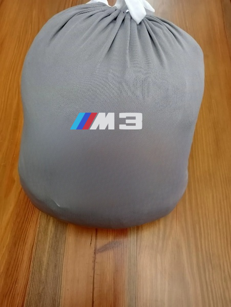 Gray Car Cover For Bmw M3 Class Dust Proof Windproof  Combing Car Cover Indoor