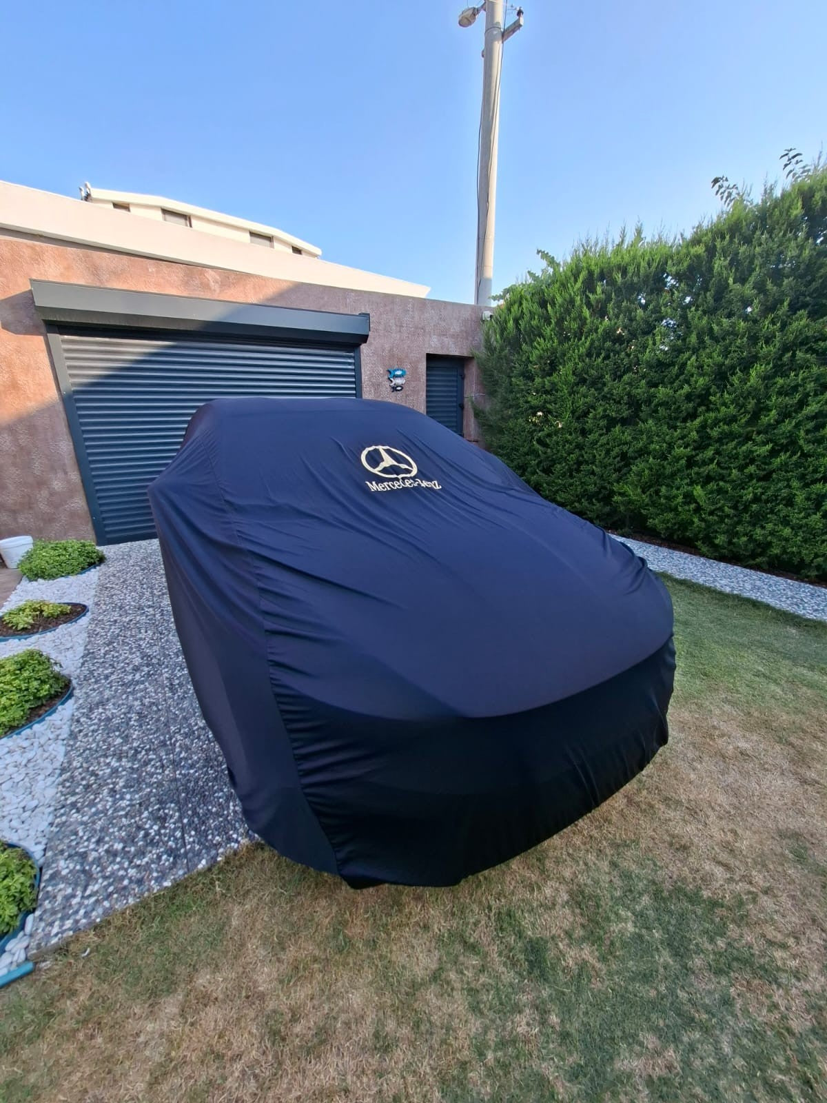 Gold Black Car Cover For Mercedes-Benz Indoor Car Cover Class Dustproof Combing