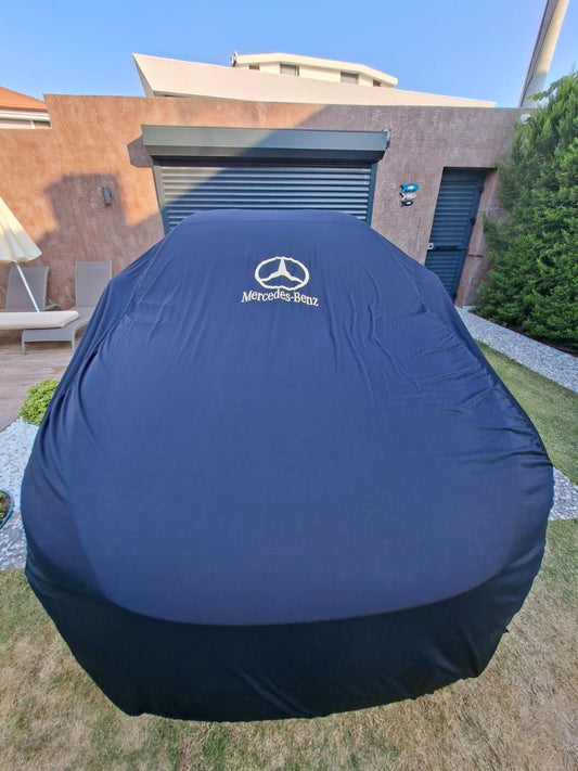 Gold Black Car Cover For Mercedes-Benz Indoor Car Cover Class Dustproof Combing
