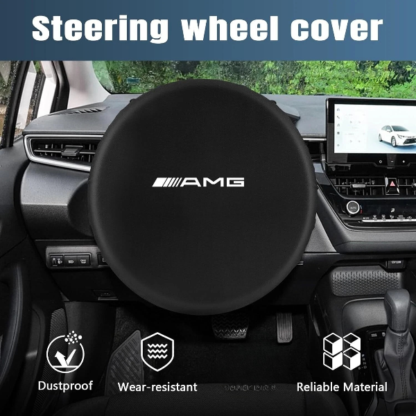 For Mercedes AMG Car Steering Wheel Sun Visor Cover Steering Wheel Sun Visor