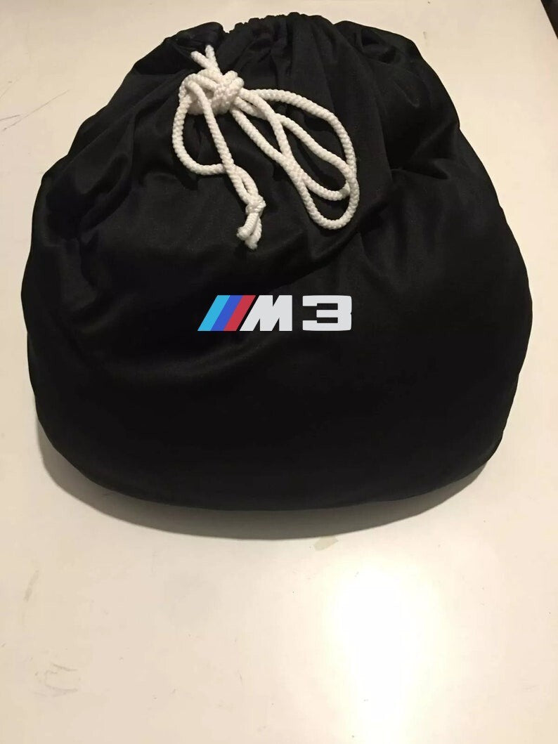 For BMW M3 Car Cover + Car Steering Wheel Sunshield Cover Class Dust Proof
