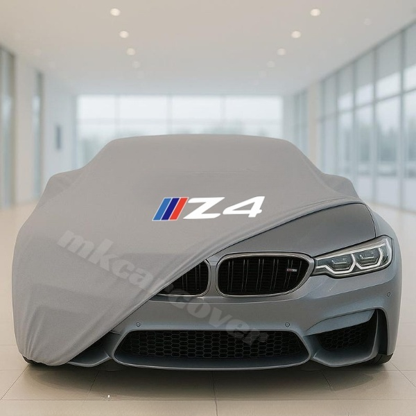 Gray Car Cover  For Bmw Z4 Class Dust Proof Windproof  Combing  Indoor Car Cover