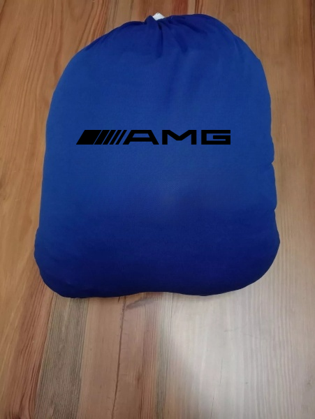 For Mercedes AMG Blue Car Cover Class Dust Proof Windproof  Combing Indoor Car