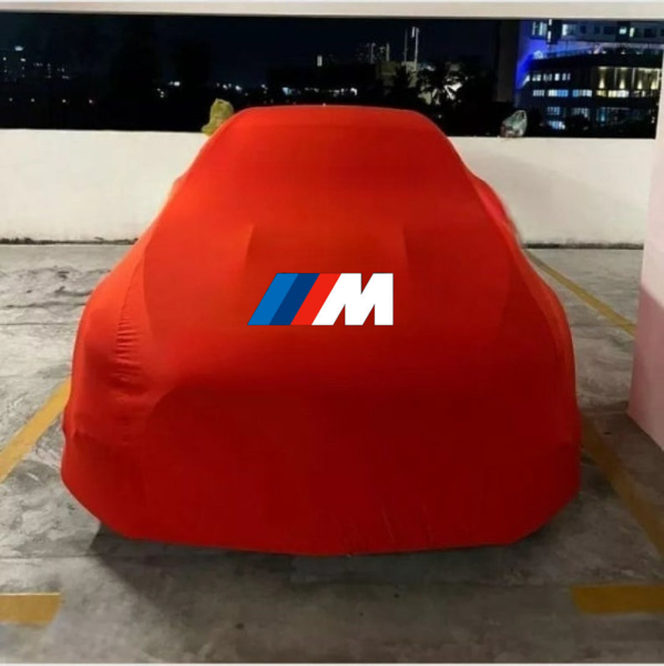 For BMW  M Car Cover Class Dust Proof Windproof  Combing Car Cover Red Tailor