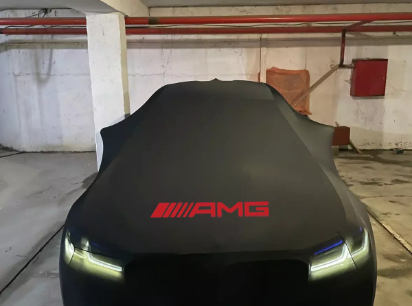 Black Car Cover For Mercedes Benz AMG Class Dustproof Universal Sedan Car Cover