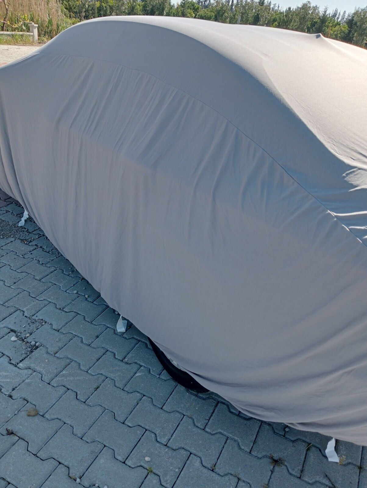 Gray Car Cover For Mercedes AMG Class Dust Proof Windproof  Combing Cover Indoor