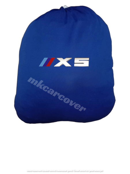 Blue Car Cover For Bmw X5 Class Dust Proof Windproof  Combing Indoor Car Cover