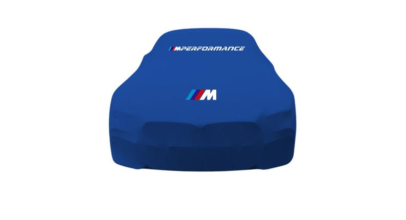 Blue Car Cover For Bmw M Performance Class Dust Proof Windproof CombingCar Cover