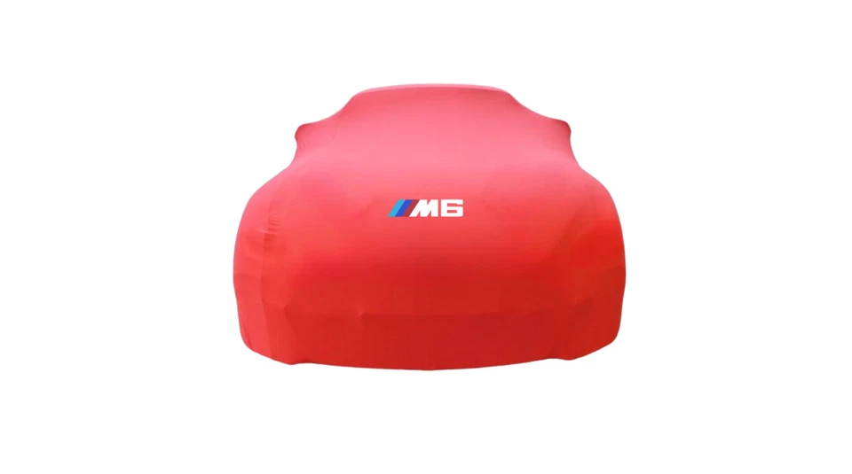Red Car Cover For BMW M6 Class Dust Proof Windproof  Combing Indoor Car Cover