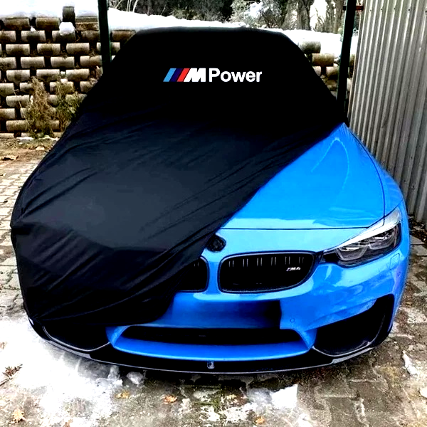 For M Power Car Cover Black  Class Dust Proof Windproof  Combing Car Cover