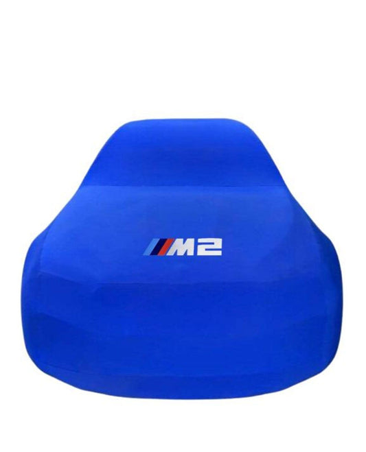 For Bmw M2 Car Cover Class Dust Proof Windproof  Combing  Indoor M2 Cover Blue