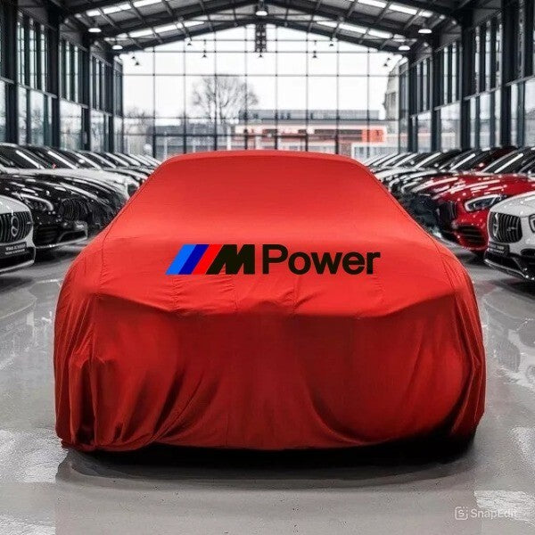 For M Power Car Cover Class Dust Proof Windproof  Combing Indoor Car Cover Red