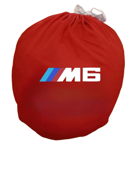 Red Car Cover For Bmw M6 Performance Class Dust Proof Windproof Combing Car