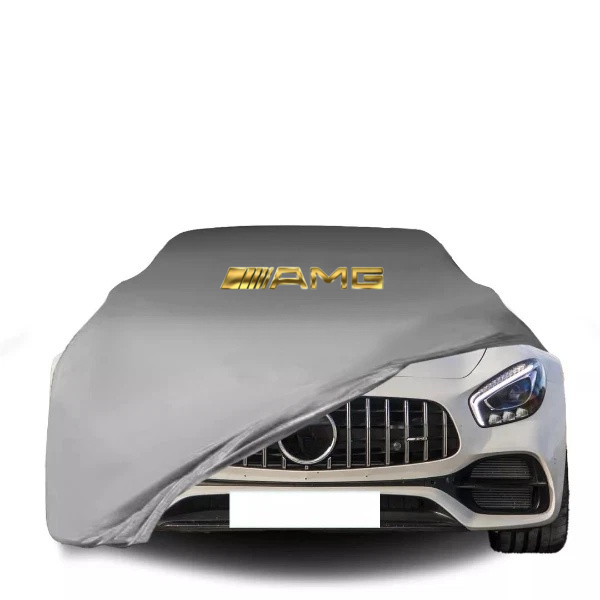 Gold Car Cover  For Mercedes Class Dust Proof Windproof  Combing Car Cover Gray