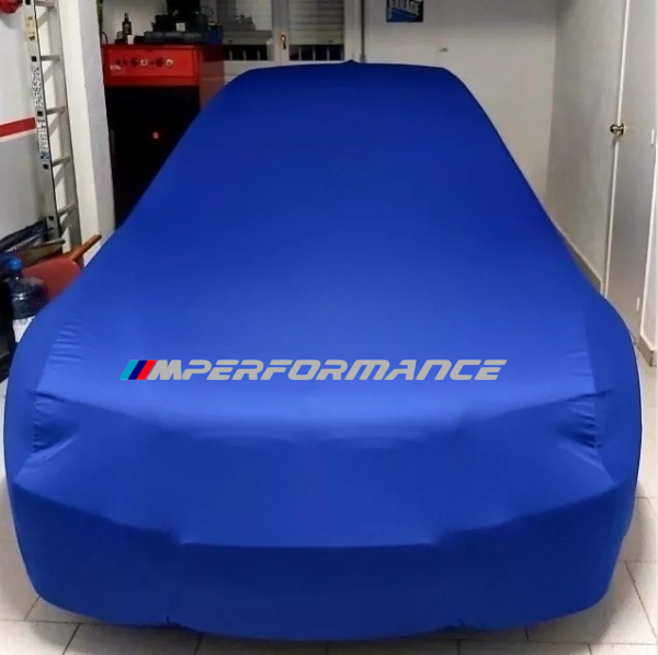 Blue Car Cover For Bmw M Performance Class Dust Proof Windproof CombingCar Cover