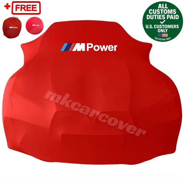Red Car Cover For Bmw İx, İxM,İx40, İx50 Class Dust Proof Windproof Combing...