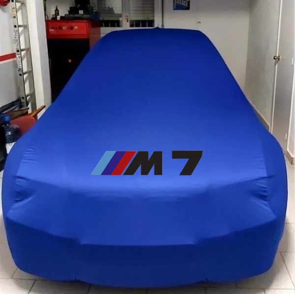 For Bmw M7 Car Cover Class Dust Proof Windproof  Combing  Indoor Cover Blue
