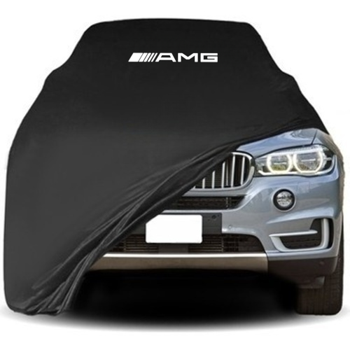 Black Car Cover For Mercedes-Benz GLS AMG SUV Class Dust Proof Windproof Combing