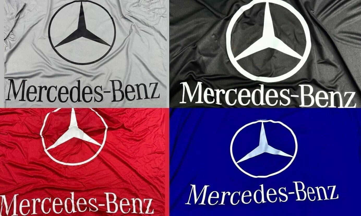 Black Car Cover For Mercedes AMG Class Dustproof Universal Sedan Car Cover