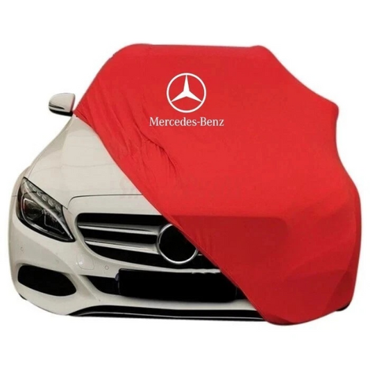 For Mercedes Car Cover Class Dust Proof Windproof  Combing Car Cover Red Indoor
